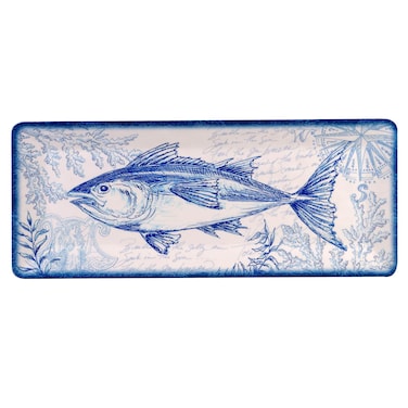 Certified International 28199 Oceanic Rectangular Platter, 19- inch Length, Melamine