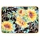 Certified International Sunflower Fields Rectangular Platter,16", Black, Large