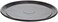 WNA CaterLine Casuals Plastic Platter Round Tray, 18-Inch, Black, Large(25-Count)
