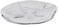 Mariposa Sand Dollar Platter White Large