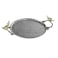 A&amp;B Home Aluminum Serving Platter with Bird Handles