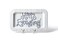 Happy Everything Stone Skinny Stripe Mini Rectangle Platter