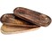 Handmade Rectangular Rustic Solid Wooden Serving Platter Trays Wood Grain Pattern Brown Dinnerware Home &amp; Table Decor Set of 3