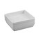 Yardwe 10 PCS Square Plant Saucer, Plastic Plant Saucer Drip Tray, Flower Pot Tray for Indoors and Outdoor Plant Pots, 5.9 x 5.9 x 1.1 Inch, White