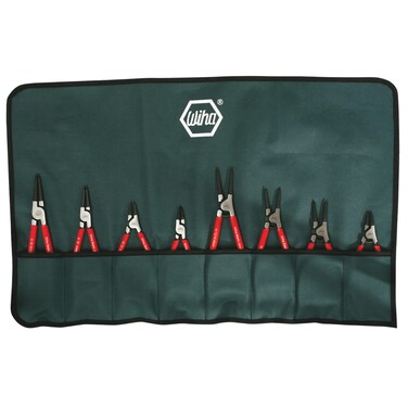 Wiha 32693 Pliers Set, Straight Retaining Ring, 8 Piece