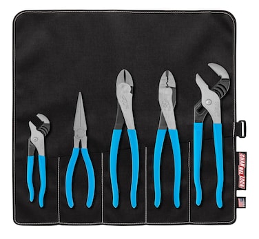 Channellock TOOL ROLL-52 Plier Set with Tool Roll, 5-Piece