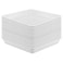 SOUJAP 15 Pack White Plastic Square Plant Saucer, 10 x 10 Inch Square Planter Pot Tray, Square Flower Saucers for Outdoor Indoors Garden