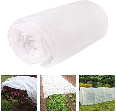 BGTOOL Garden Fabric Plant Cover Freeze Protection, Floating Row Cover 8ft&Atilde;&mdash;24ft Reusable Rectangle Frost Protection for Crop, Blanket for Vegetables &amp; Plants for Preventing Cold Weather and Animal