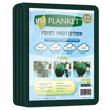 The Planket Frost Protection Plant Cover, 10 ft Round