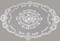 1Pc Retro Lace Placemats French Crochet Doilies Table Placemats Handmade Solid White Embroidered Lace Table Mats Farmhouse Placemats 12x16 inch Place Mats Cup Mat,Kitchen and Table Linens,Place Mats