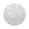 4 PCS Silver Sparkle Crushed Glitter Placemat Round Glam Decorative Table Mats Dinning Table Wedding Banquets (15.6 inch)