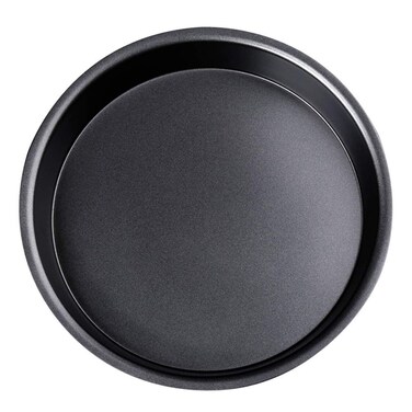 IME Pizza Pan Nonstick Pizzas Tray Sheet Carbon Steel Pie Pan Baking Pans Deep Dish for Home Kitchen Bakeware Bread Cake Handmade 10 Inch