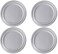 Set of 4 Personal Pizza Pans 7 Inch