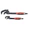 LuckyHigh 2 Pcs Self Adjusting Pipe Wrench Water Pipe and Nut Wrench Adjustable Multi-function Self-Adjusting Spanner Capacity 0.6"-2.4" Quick Power Grip Pipe Wrench