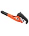 QWORK Self-Adjusting Rapid Grip Pipe Wrench, 10" Aluminum Pipe Wrench, Ratchet Plumbing Wrench for Plumbers