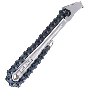 NUZAMAS Chain Wrench 12 Inch 410mm Ratcheting Chain Large Pipe Fittings Tools