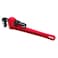 Prime-Line RP77373 14 In. Pipe Wrench, Heavy-Duty Cast Iron, Red (Single Pack)