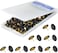 HongyiTime 400 PCS Push Pins,Thumb Tacks, Wall Tacks, Tacks, Push Pin,Thumbtack, Flat Push Pins, Thumbtacks Flat, Push Pins for Cork Board, Push Pins for Wall, Board Pins,Tacks and Push Pins (Black)