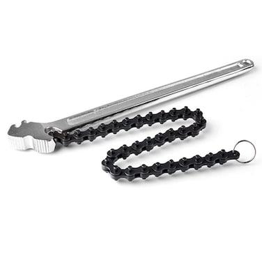 NUZAMAS Chain Wrench 15 Inch Ratcheting Chain Large Pipe Fittings Tools