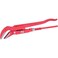 KS TOOLS Pipe Wrench 45&Acirc;&deg; Angled, 1.1/2