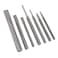 Performance Tool W760 7-Piece Punch &amp; Chisel Set, High Carbon Steel, Ideal for Metalwork