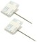 Nap Tags Fabric/Cubicle Partition Nameplate Pins - Pack of 20 Durable Fabric Partition Pins for Furniture, Office Signs or Decor