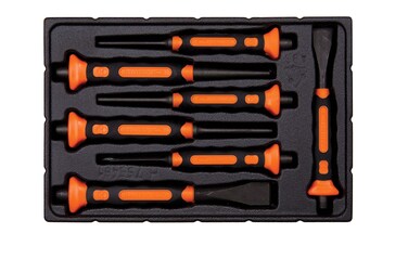 Bahco 3654BMS/7 Soft Grip Punch/Chisel (7 Piece)