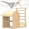 Pilates Reformer, Pilates Ladder Barrel,Pilates Spine Corrector is Designed for People who Work in Offices,Relaxes, Stretches, and Stretches to Make The Spine Soft and Supple- Solid Wood