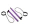 Pilates Yoga Portable Exercise Fitness Toning Bar with Resistance Band Kit - Purple