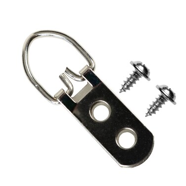 20 Heavy Duty Picture Hangers D Rings Picture Hanging Kit Wall Hook Hanger Wall Hangers D Ring Mirror Hanging Hardware Picture Hanging Hooks Wall Hanging D Hooks D Ring Picture Hangers Frame Hangers