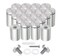 Stainless Steel Standoff Screws, 40Pcs 1/2 x 1 Inch Wall Standoff Sign Holders Screws, Mounting Glass Hardware for Hanging Acrylic Picture Frame, Advertising Screws Kit