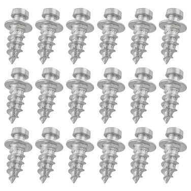 ZZLZX 40PCS Concealed Quick Assembly Cabinet Closet Fastener Double Head Screw Hanger Picture Hanging Nails Small Head Picture Decorative Nail Hook for Drywall, Silver