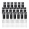 Stand Off Wall Mounts, Sign Standoff Screws Glass Sign Mounting Hardware Stainless Steel 24 Pcs Hanging Glass Sign Advertising Nail for Glass Posters,Frames and Mirrors Black (1/2 X 1 Inch)