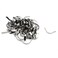 Meprotal 100pcs Spring Clips Stainless Steel Picture Frame Spring Retaining Clips for Photo Frame Hanging Tools