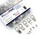 FramePac D-Ring Single Hole Picture Hangers with Screws [100 Pack] - (AKA Picture Hanging Hardware, Picture Frame Hanger, Picture Hanger Hooks, Picture Hooks for Hanging)