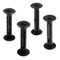 4X 120 220 Empty Plastic Take-Up Roll Film Spools for Medium Format Film Camera