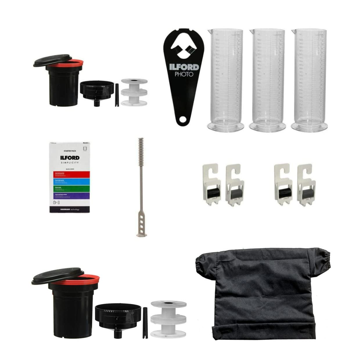 paterson Paterson Film Processing Kit With Extra Developing Tanks And Reels Bundle