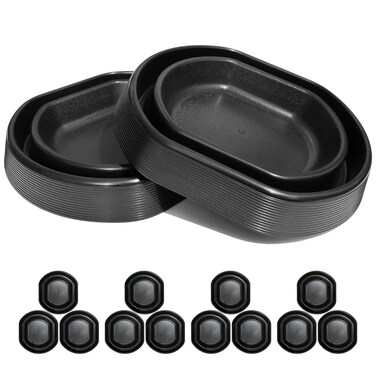 Bed Bug Interceptors   Bed Bug Interceptor Traps   Insect Trap, Monitor, and Detector for Bed Legs (Black - 12 pcs)