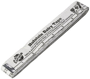 Coburn Holstein Dairy Weigh Tape-English/Spanish