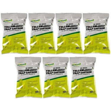 RESCUE! Yellowjacket Attractant Cartridge (10 Week Supply) &acirc;&euro;&ldquo; for RESCUE! Reusable Yellowjacket Traps - (7 Pack)