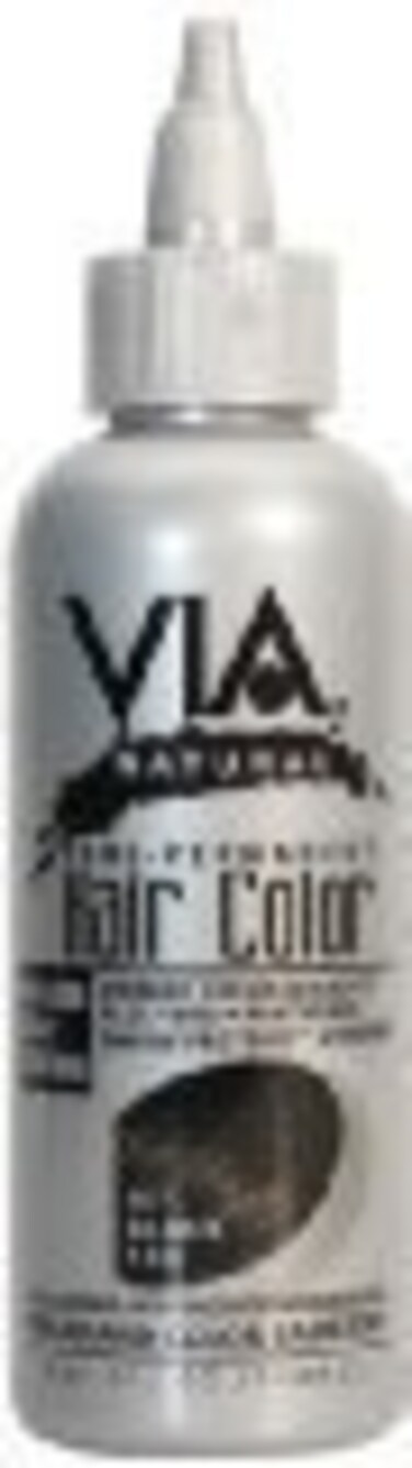 VIA Natural Semi Permanent Hair Color - #130 Jet Black 4 oz.
