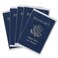Arsmat 5 Pack Clear Passport Cover, Clear Passport Holder Travel Document Organizer, Plastic US Passport Hold
