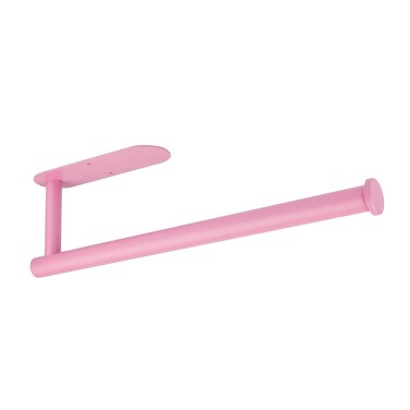 Paper Towel Holders,Paper Towels Rolls - for Kitchen,Paper Towels Bulk- Self-Adhesive Under Cabinet,Both Available in Adhesive and Screws,Stainless Steel Paper Towel Holder(Pink)