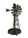 Rustic Distressed Metal Art Windmill Paper Towel Holder Kitchen Table Decor