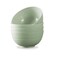 4 PCS 6inch Lightweight Wheat Straw Bowl, Unbreakable Cereal Pasta Bowls Microwave&amp; Dishwasher Safe, Reusable Tableware Dinnerware Fruit Snack Container (GREEN)