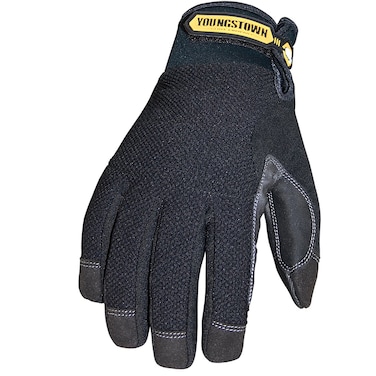 Youngstown Glove Waterproof Winter Plus Thinsulate Insulated Cold Weather Work Glove For Men - Synthetic, Windproof - Black
