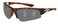 SSP Eyewear 95495 Entiat Unisex 1.25 Bifocal/Reader Safety Glasses with Tortoise Frame &amp; Silver Mirror Lenses