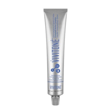 Vivitone Permanent Cream Color (9N Very Light Blonde) 3oz. - 100% Grey Coverage, Long Lasting Shine, Made in Italy.