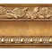 Flower Molding Peel and Stick Wall Border Easy to Apply (Gold Brown)