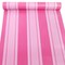 PoetryHome Self Adhesive Vinyl Rose and Pink Stripe Peel and Stick Wallpaper Shelf Liner for Walls Nursery Girls Bedroom Cabinets Dresser Drawer Furniture Decal Removable Waterproof 17.7x117 Inches